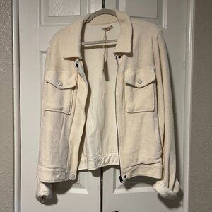 NWT Faherty Rowan Jacket - Ivory
